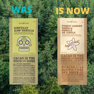 NEW NAME & PACKAGING: SINFULLY RAW VANILLA is now FOREST GARDEN VANILLA
